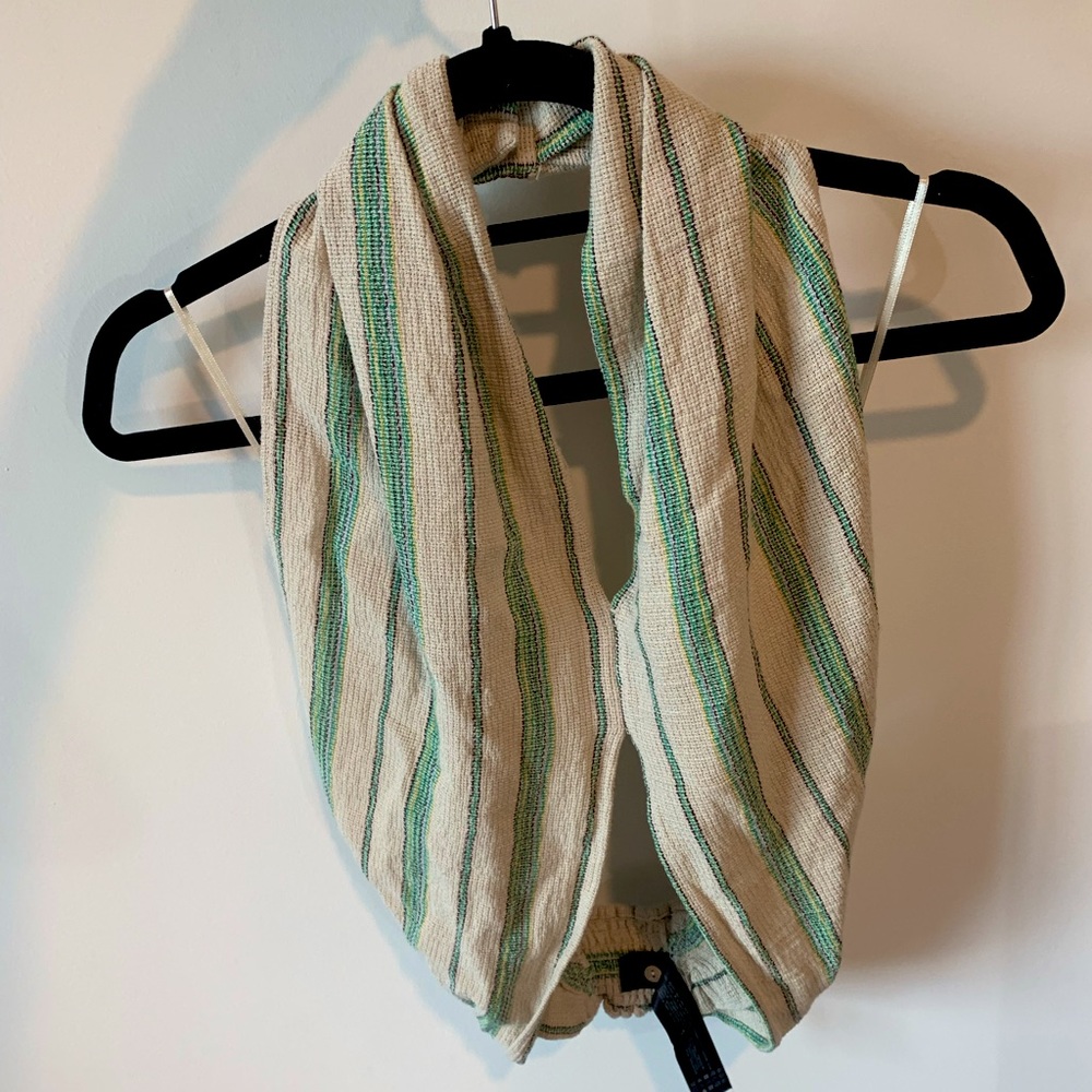 Zara linen halter top